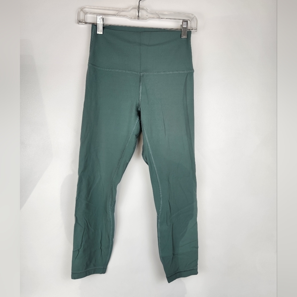 Lululemon Align High-Rise Crop Leggings - Size 6 - Green
